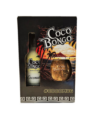 Gift Pack Licor Coco Bongo Coconut 750ml + Coco Mug
