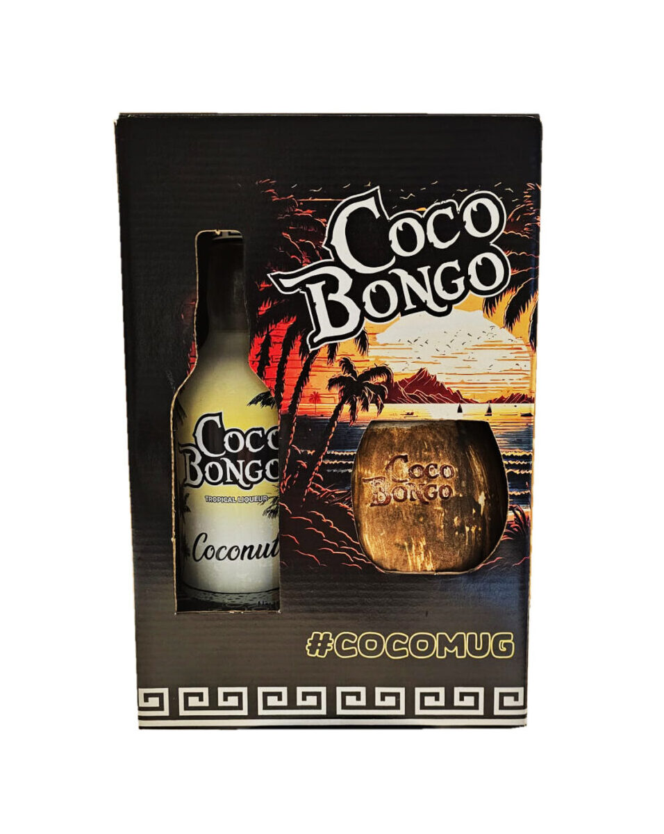 Gift Pack Licor Coco Bongo Coconut 750ml + Coco Mug